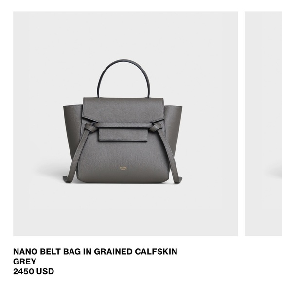 Like-NEW NANO BELT BAG IN GRAINED CALFSKIN
GREY - Picture 7 of 7